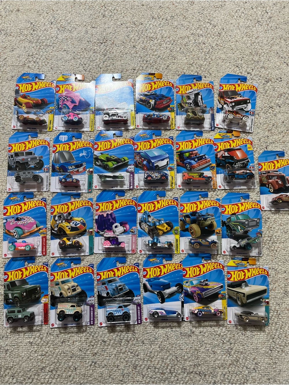 Hot Wheels 25 Assorted Toy Cars - Collectable